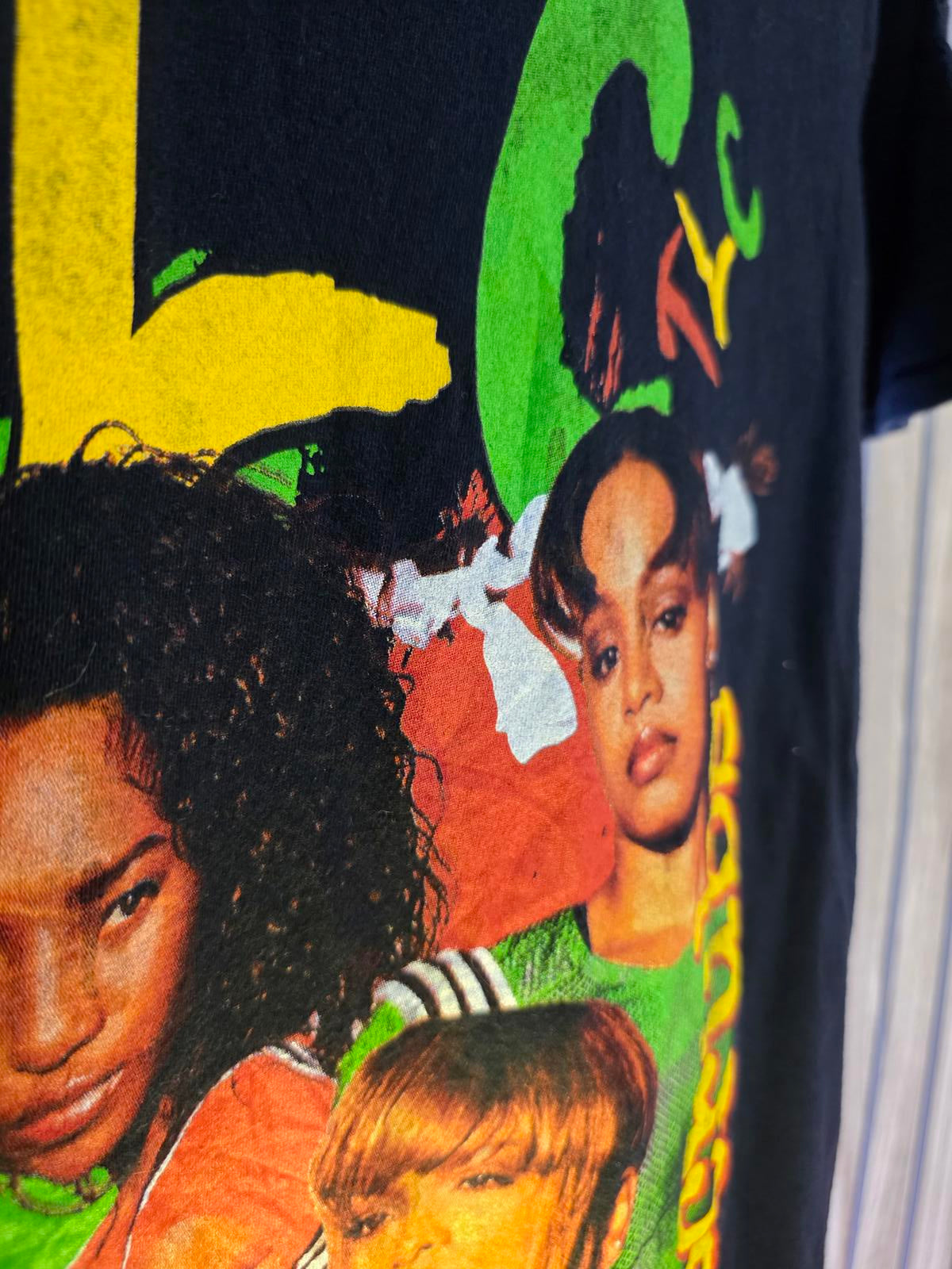 TLC No Scrubs Black Graphic T-Shirt Size Unknown