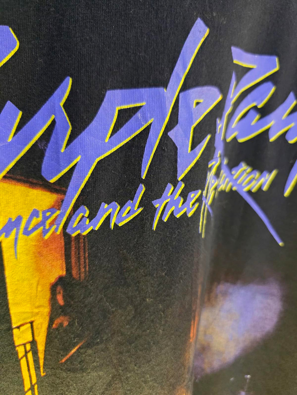 Prince Purple Rain Tour T-Shirt Black Size S
