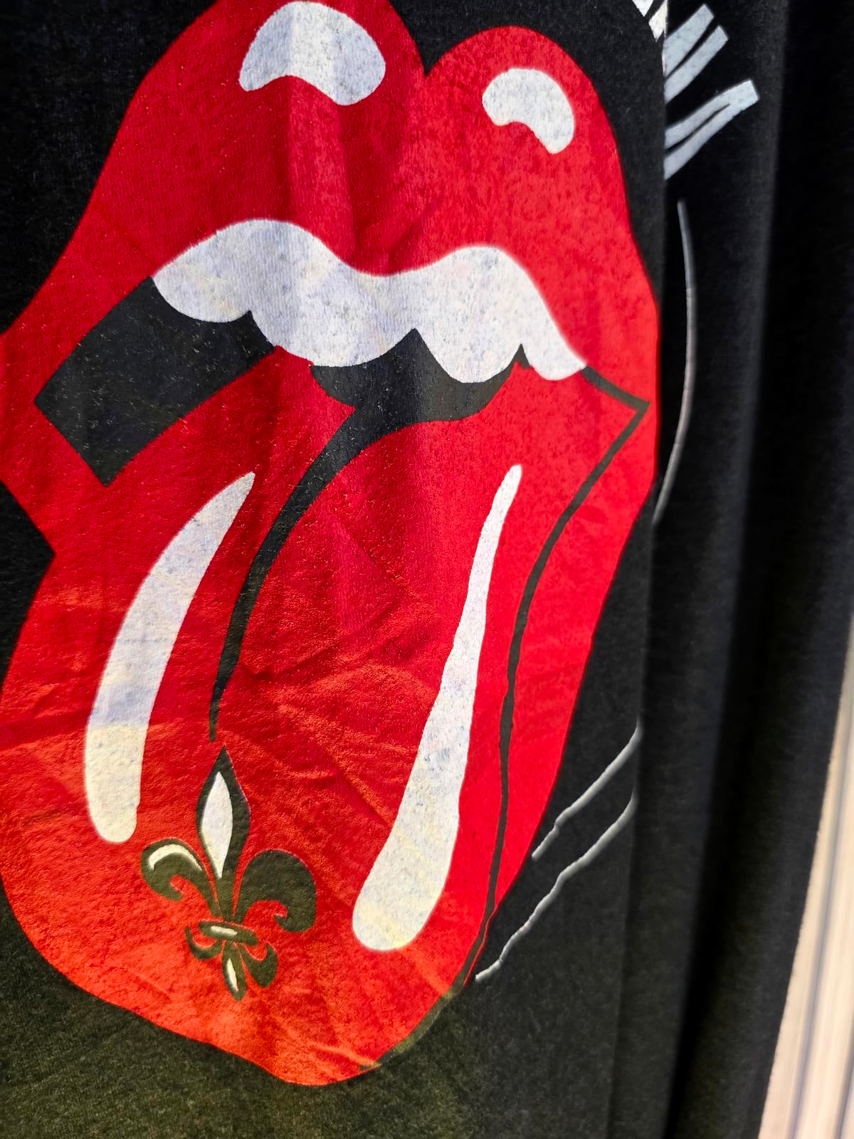 Graphic T-shirt with French Lick Indiana Tongue Logo Black XXXL