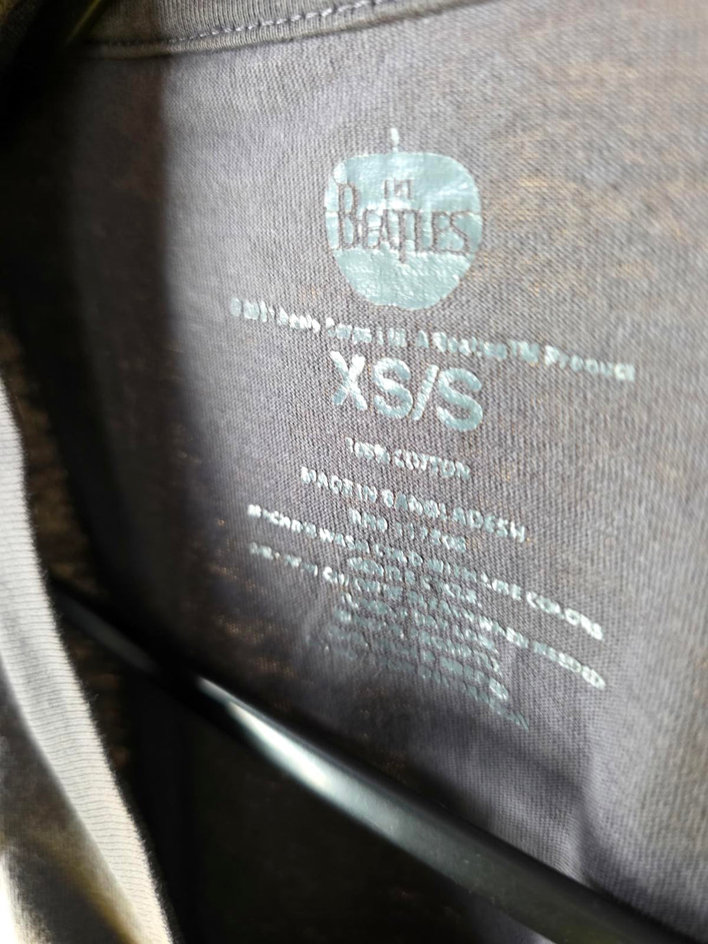 The Beatles Vintage Style Graphic T-Shirt Black XS/S