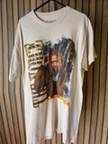 Lil Durk Graphic T-Shirt Beige Medium 100% Cotton