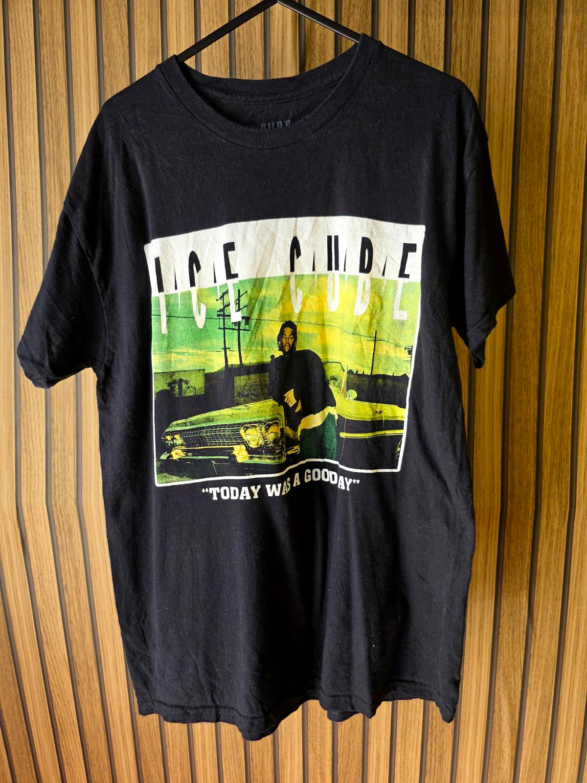 Ice Cube Graphic T-Shirt Today Was A Good Day Black Medium