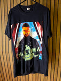 Maluma World Tour 2019 Black Graphic T-Shirt Size S