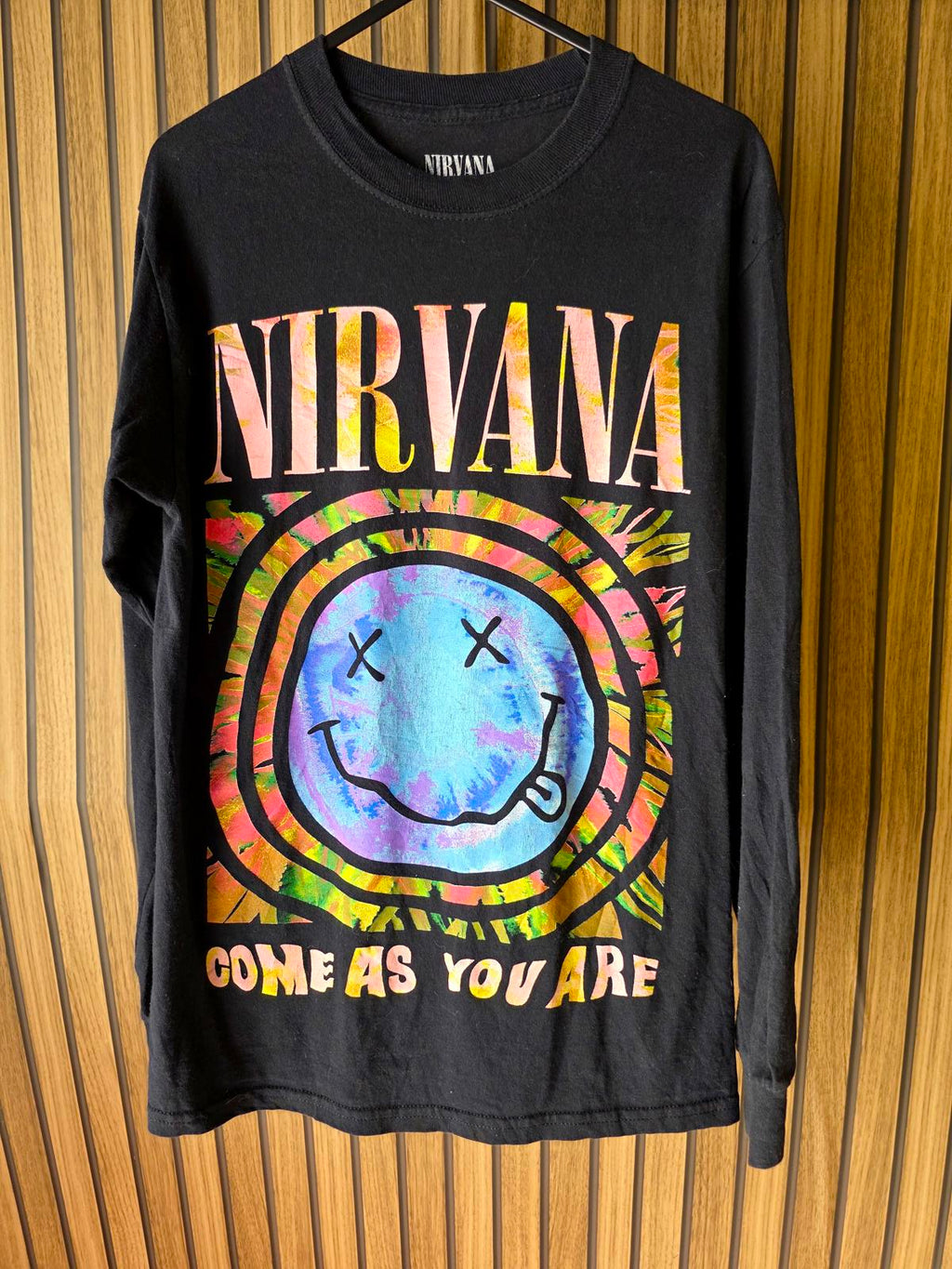 Nirvana Long Sleeve T-Shirt Come As You Are Multicolour Black XS