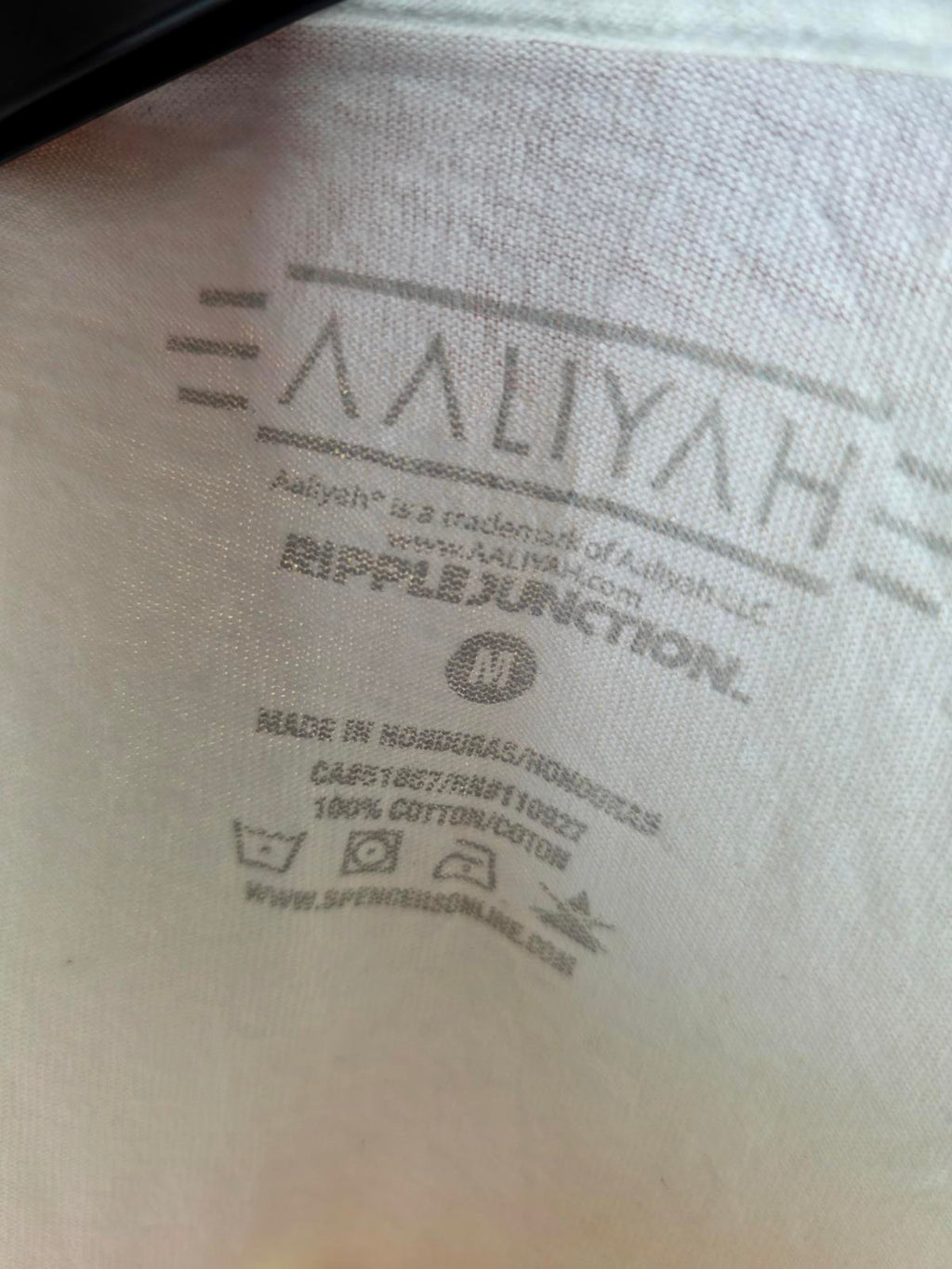 Aaliyah Graphic T-Shirt White Medium 90s Hip-Hop