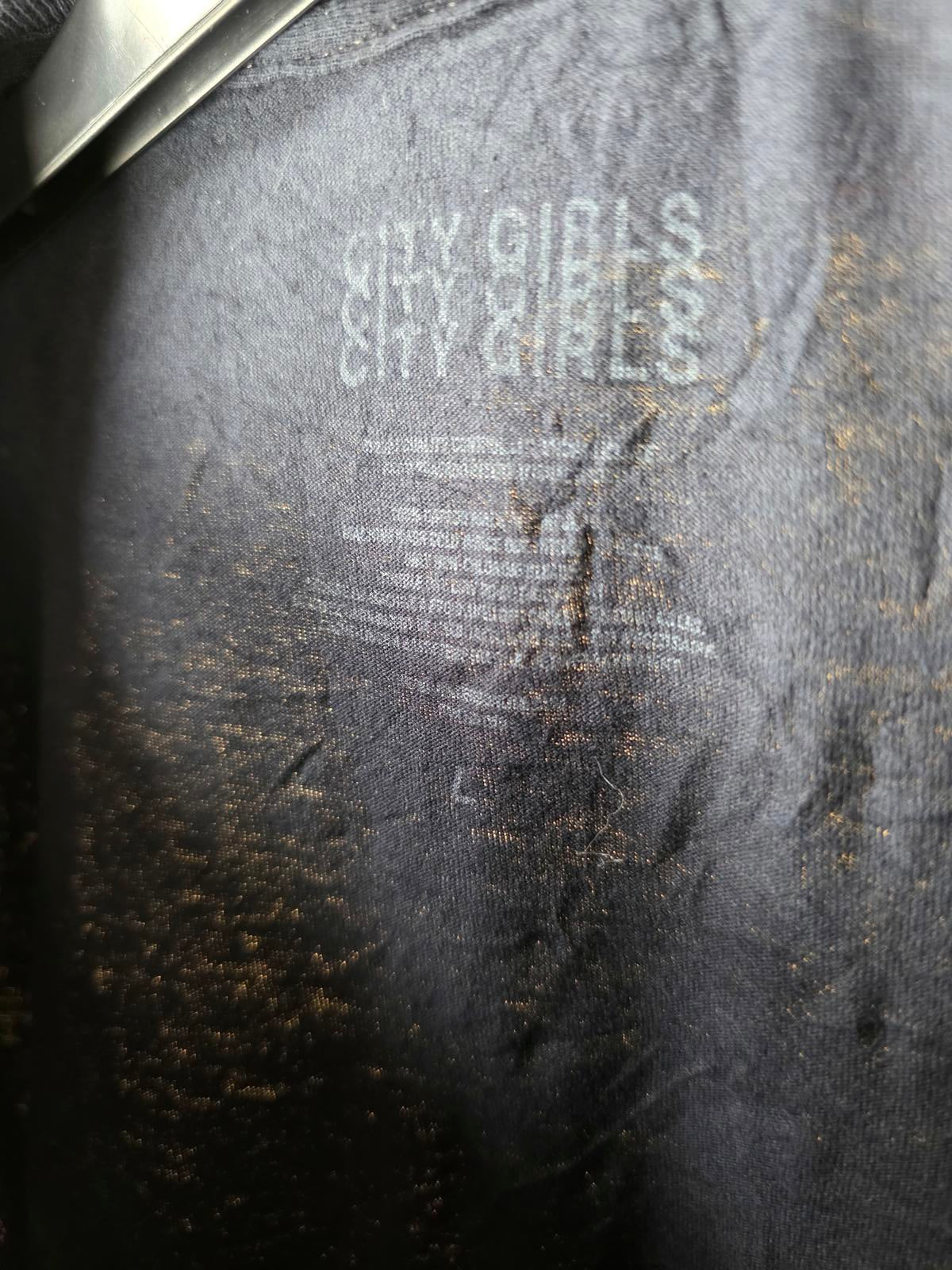 City Girls Act Up Graphic T-Shirt Black Size Regular M