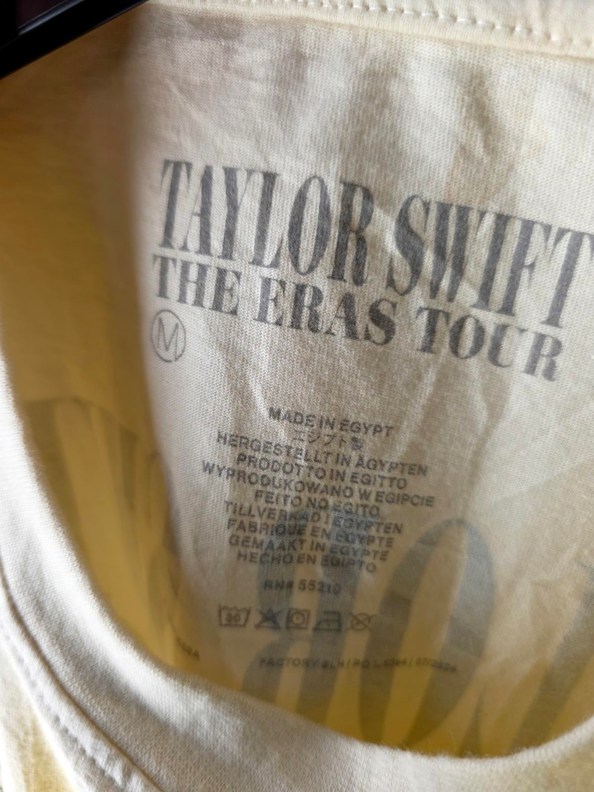 Taylor Swift The Eras Tour Graphic T-Shirt Cream Medium