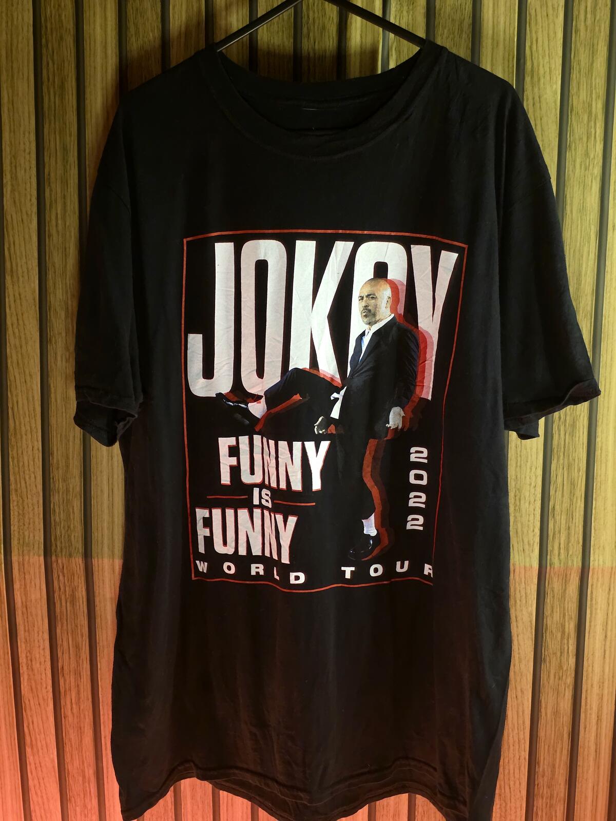 Jokoy Funny Is Funny World Tour 2022 Black T-Shirt Large