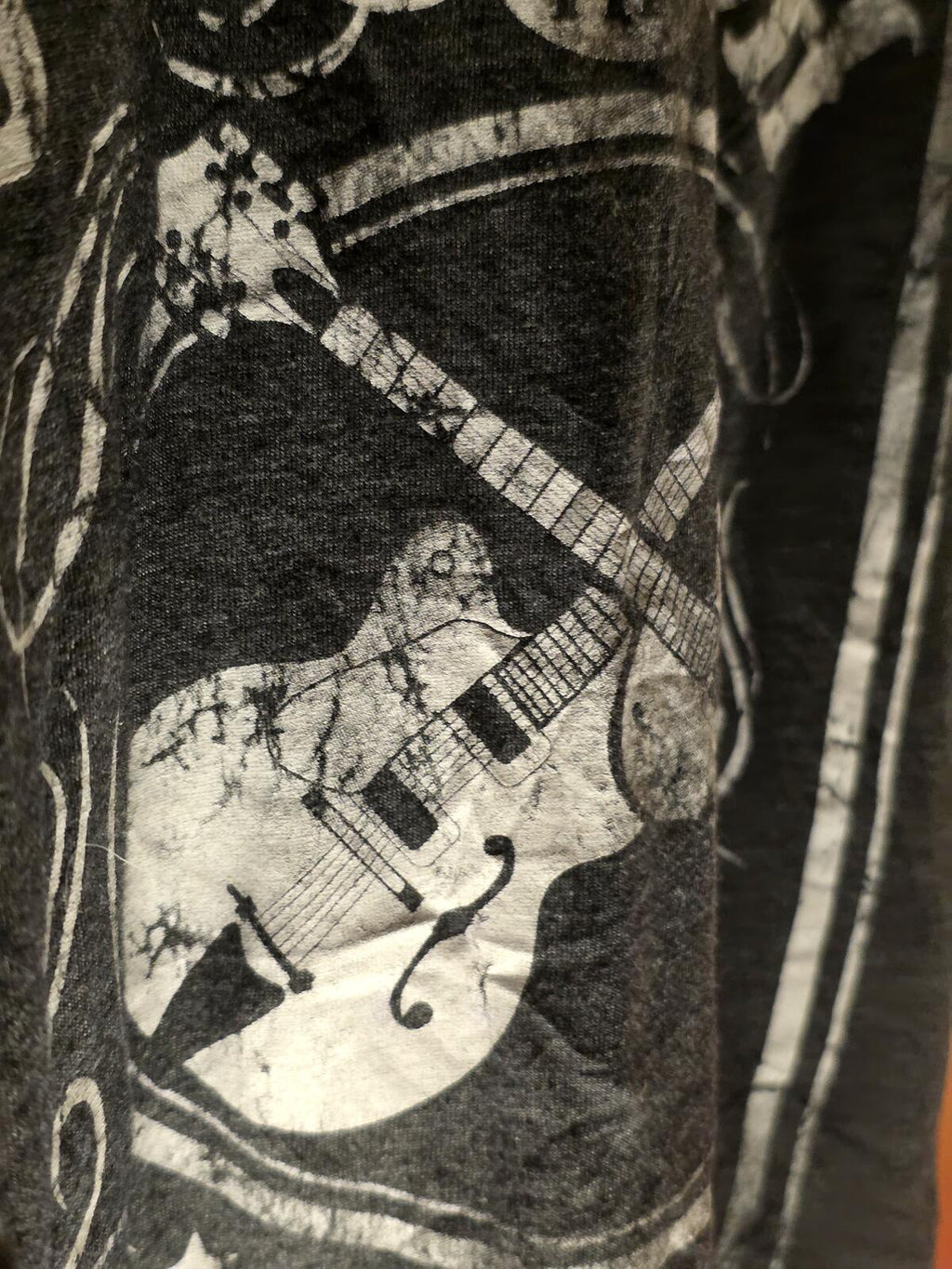 Zion Johnny Cash Man in Black Graphic T-Shirt Black Size Large