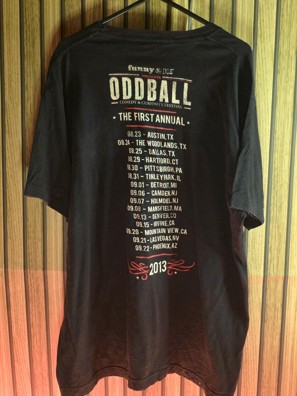 Oddball Comedy Festival 2013 Graphic T-Shirt Black Size XXXL