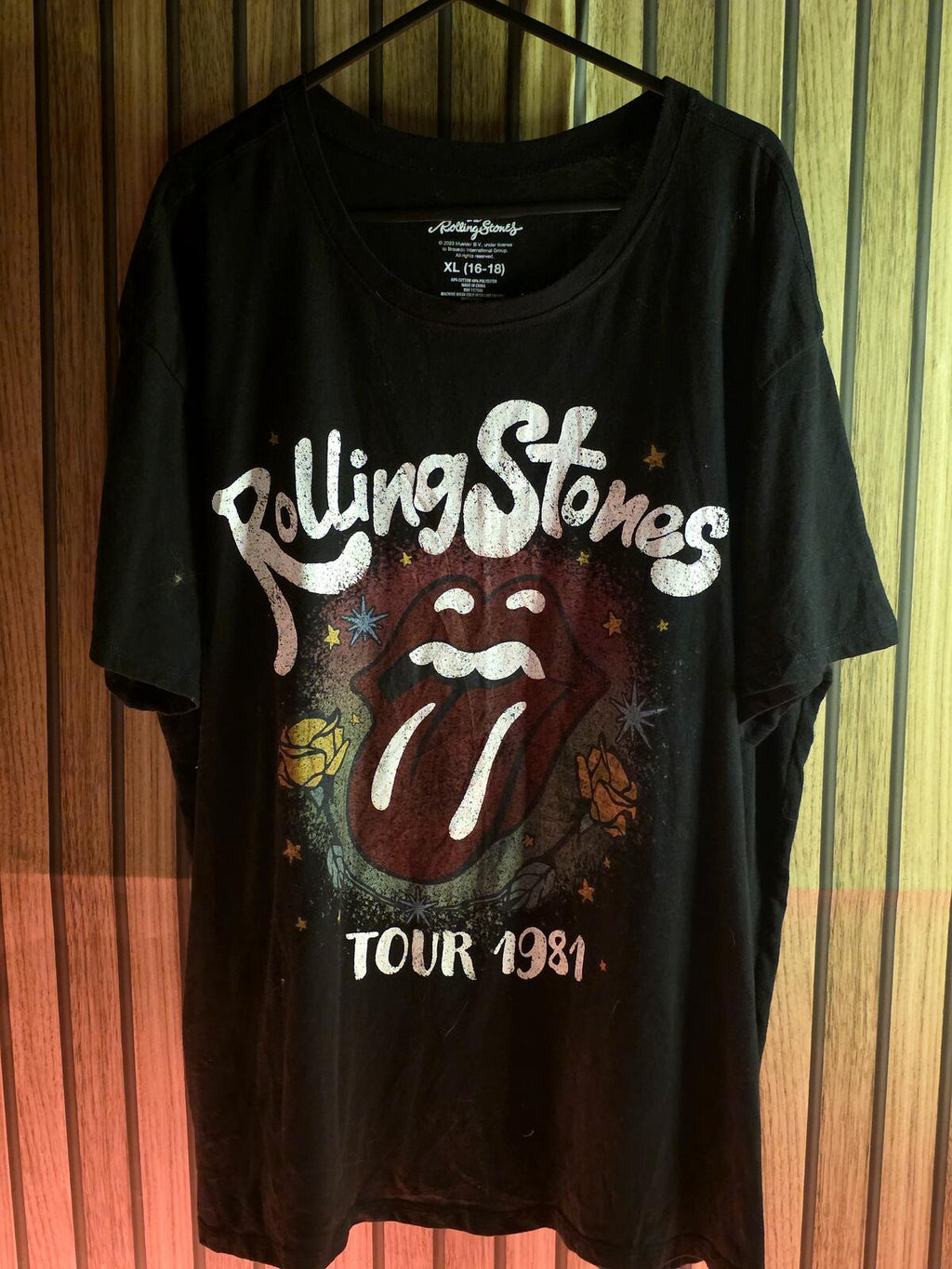 The Rolling Stones Tour 1981 T-Shirt Black XL