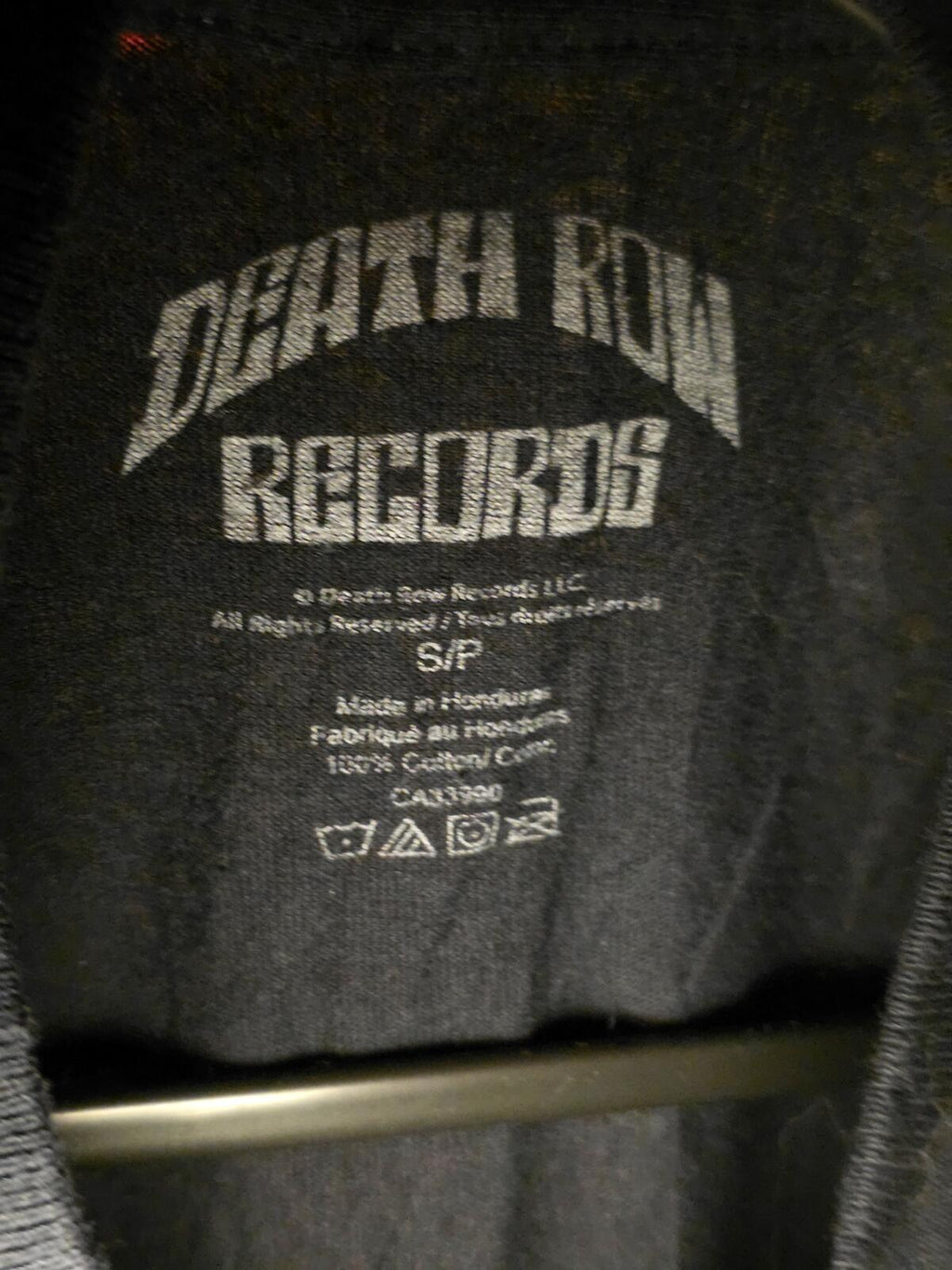 Death Row Records Snoop Dogg Graphic T-Shirt Black S/P