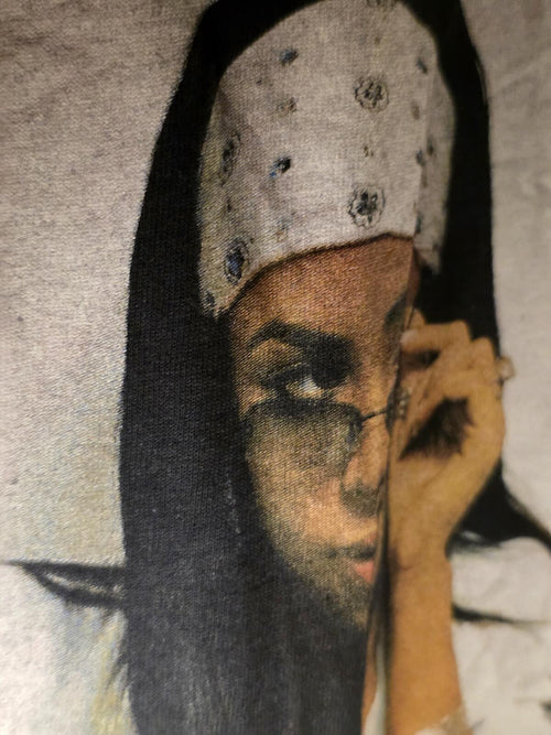 Aaliyah Graphic T-Shirt Black Small