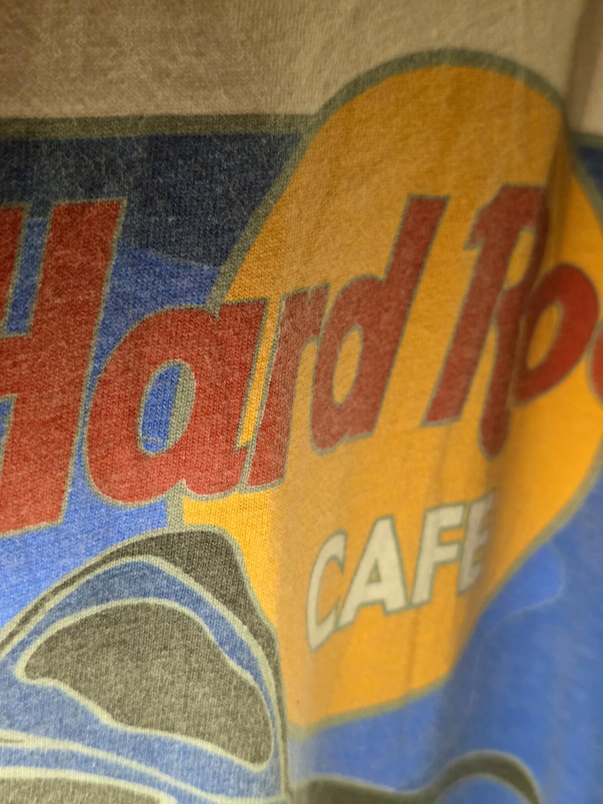 Hard Rock Cafe Cayman Islands Graphic T-Shirt White X-Large
