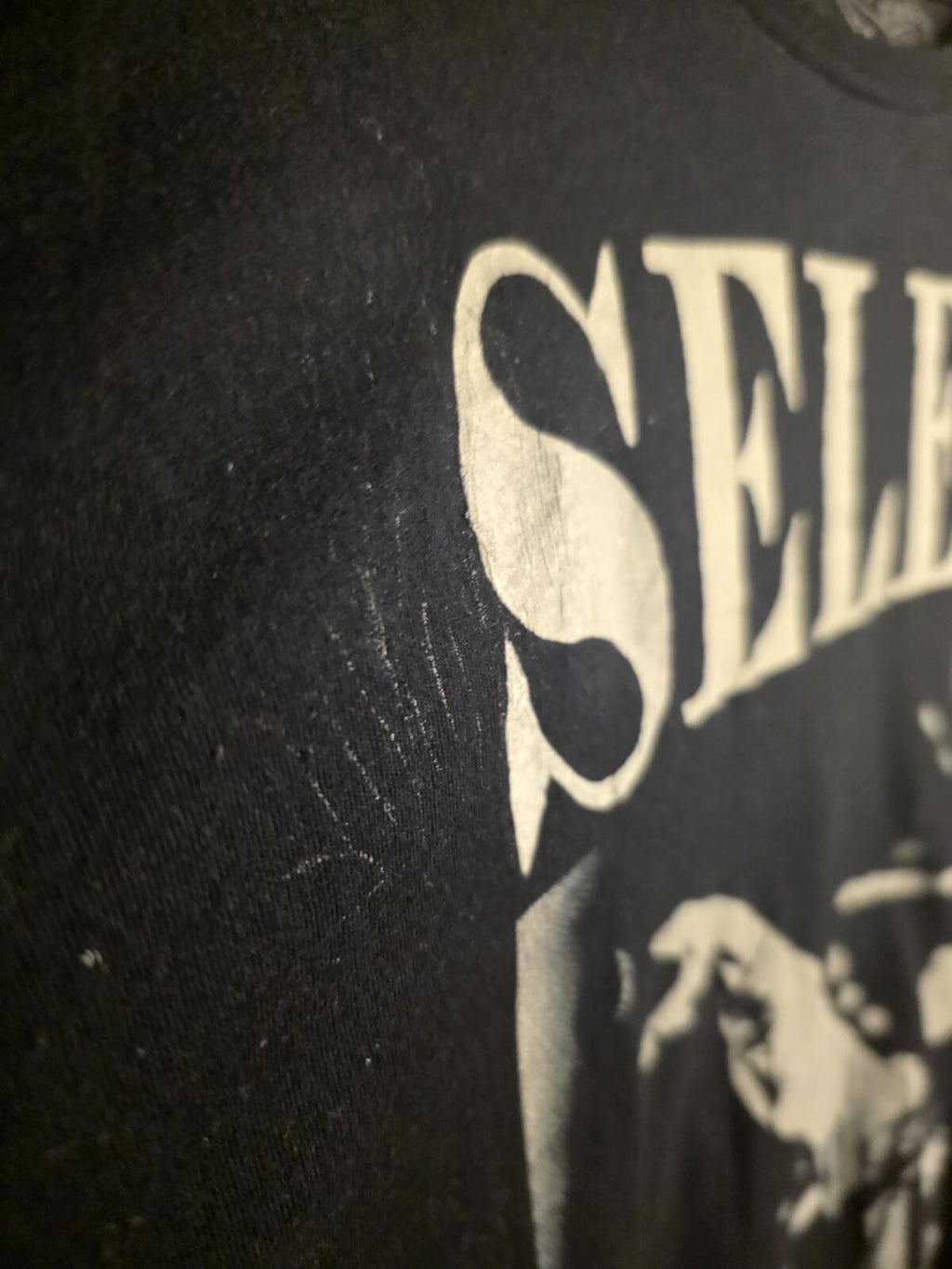 Selena Official Merchandise Black Graphic T-Shirt XL