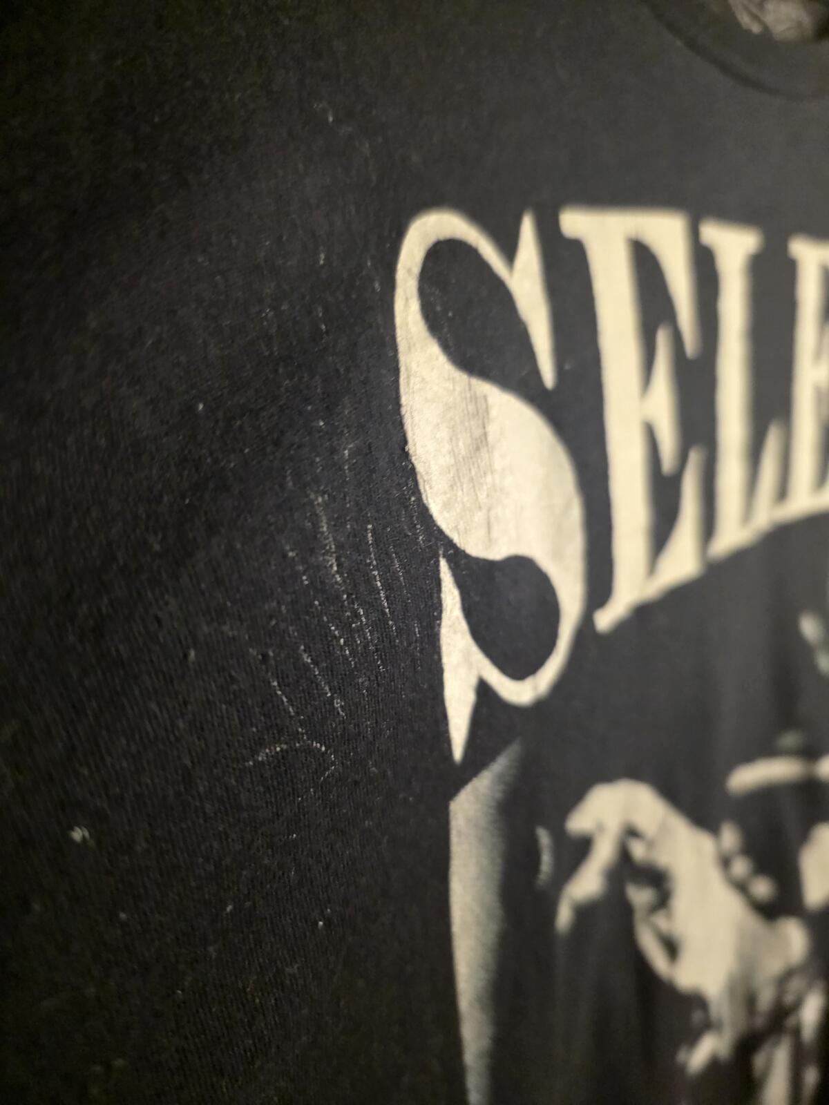 Selena Official Merchandise Black Graphic T-Shirt XL