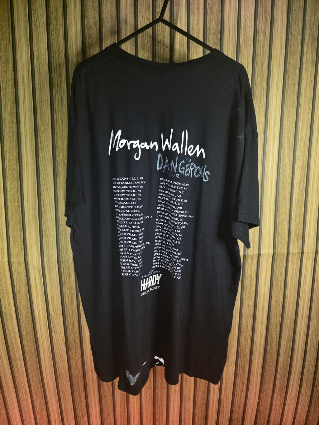Morgan Wallen Dangerous Tour Graphic T-Shirt Black XL