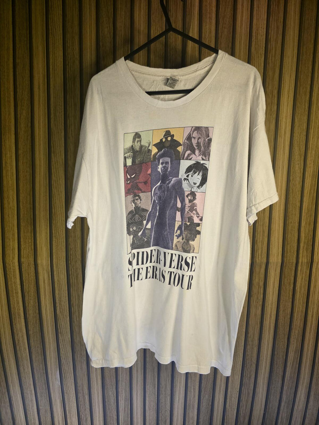 Spider-Verse The Era Tour Graphic T-Shirt White Regular Large