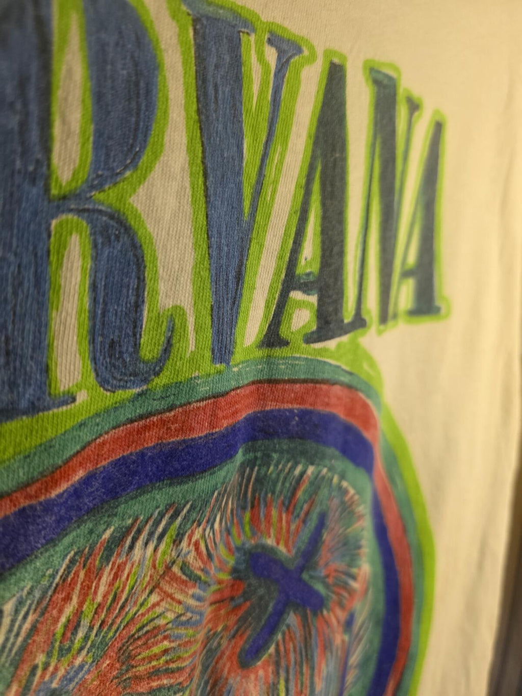 Nirvana Nevermind Graphic T-Shirt White Small