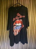 The Rolling Stones T-Shirt American Flag Tongue Graphic Black XXL