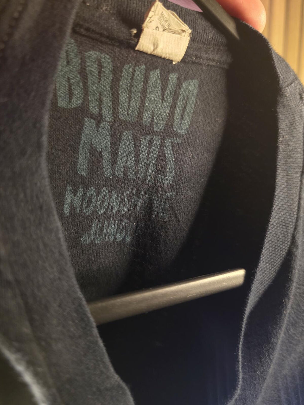 Bruno Mars Moonshine Jungle Tour 2013 Graphic T-Shirt Black Small