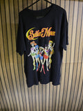 Sailor Moon Graphic T-Shirt Black Size Small