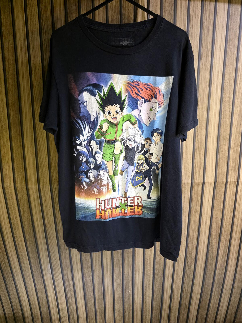 Hunter x Hunter Anime Graphic T-Shirt Black Small