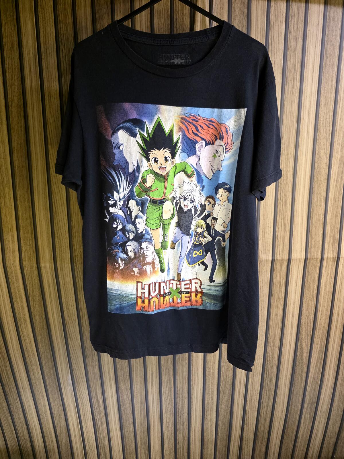 Hunter x Hunter Anime Graphic T-Shirt Black Small