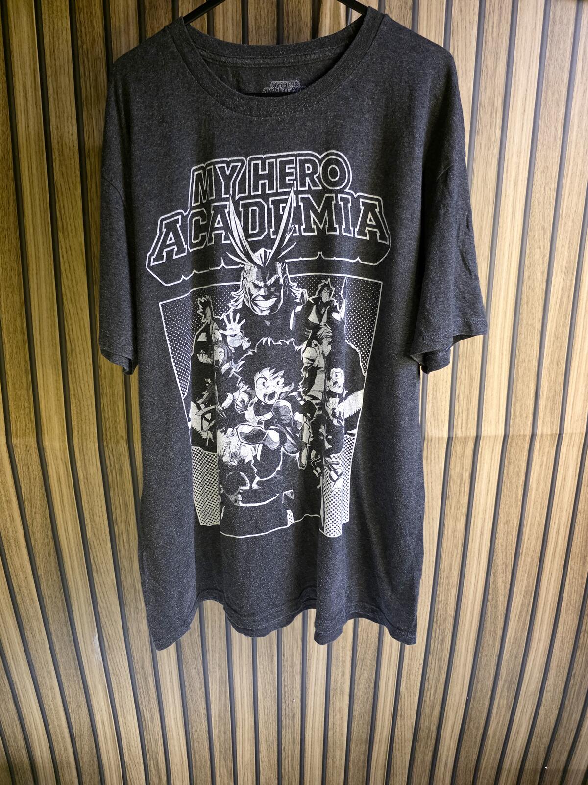 My Hero Academia Graphic T-shirt Black Size L
