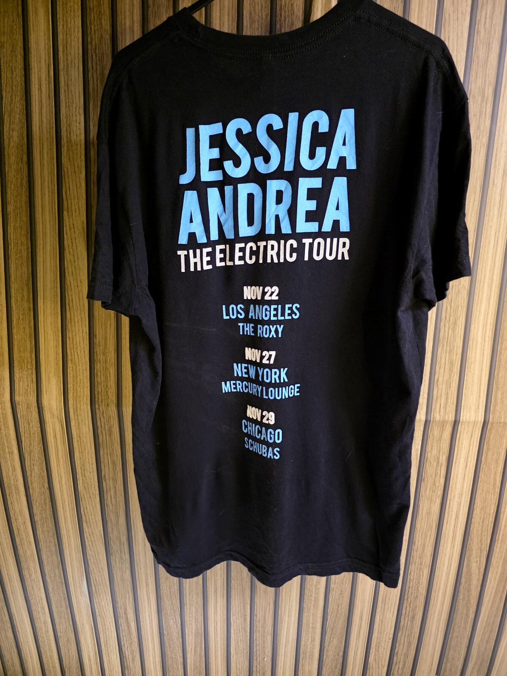 Jessica Andrea Electric Tour T-Shirt Black Medium
