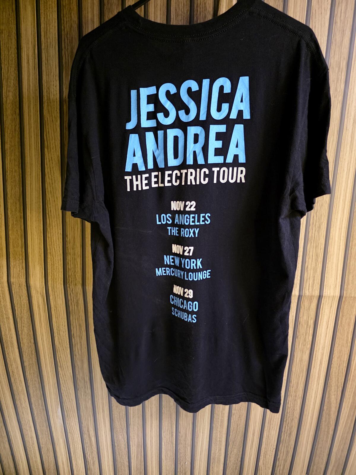 Jessica Andrea Electric Tour T-Shirt Black Medium