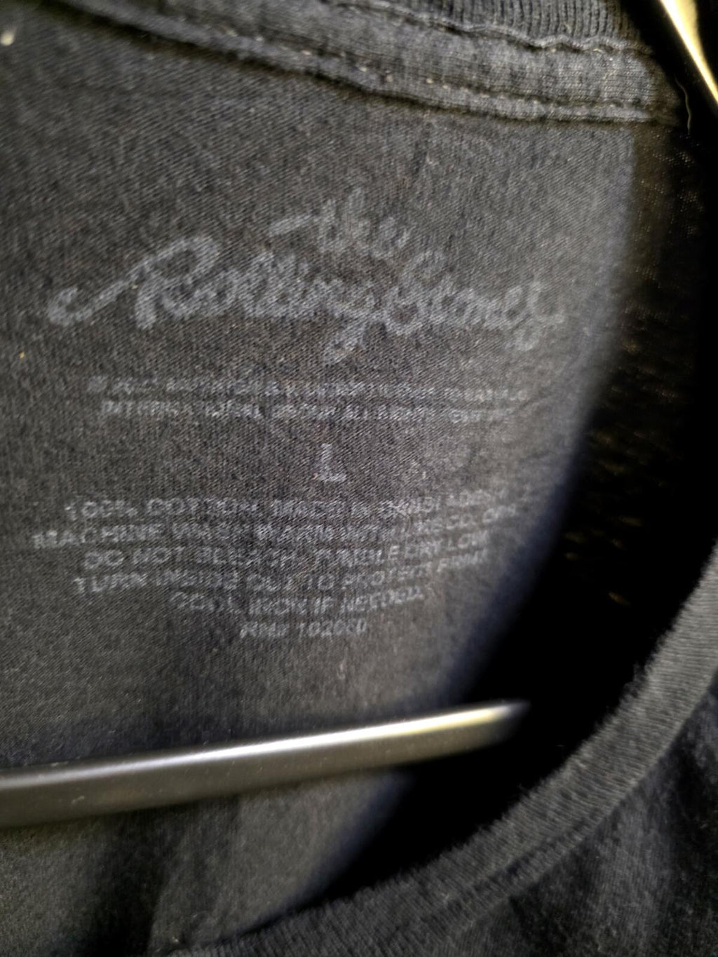 The Rolling Stones Tongue Logo T-Shirt 1983 Black Large