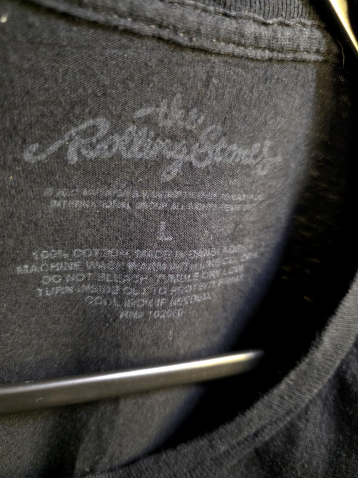 The Rolling Stones Tongue Logo T-Shirt 1983 Black Large
