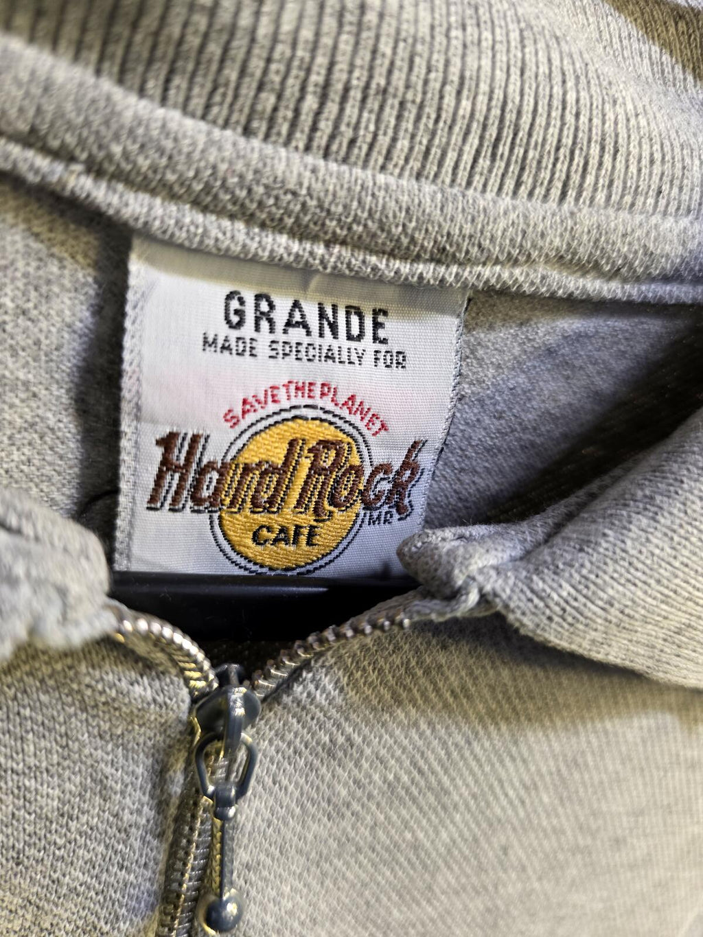 Hard Rock Cafe Acapulco Grey Cotton Polo Shirt Size L