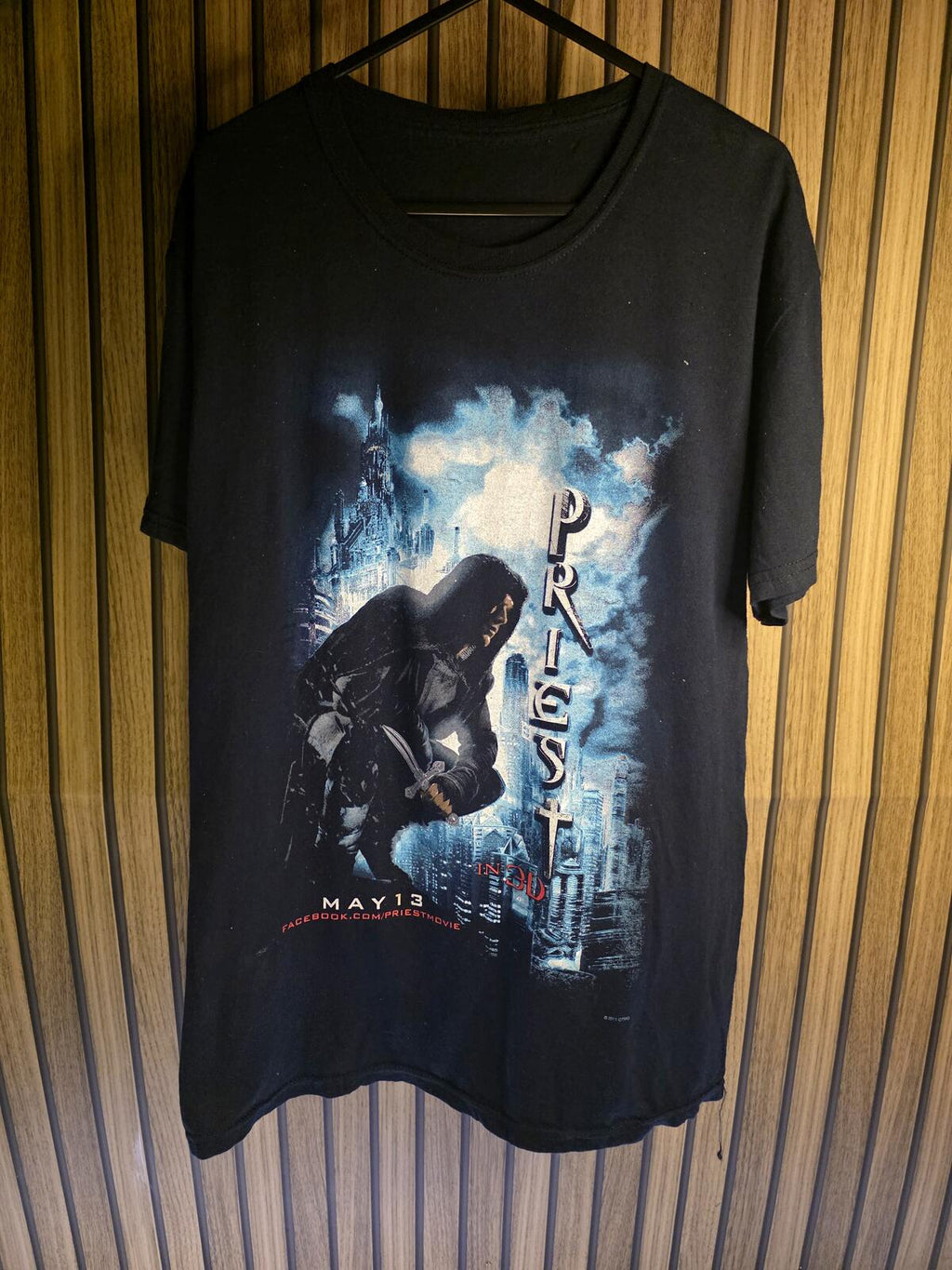New Dimension Comics Priest Graphic T-Shirt Black Size Unknown