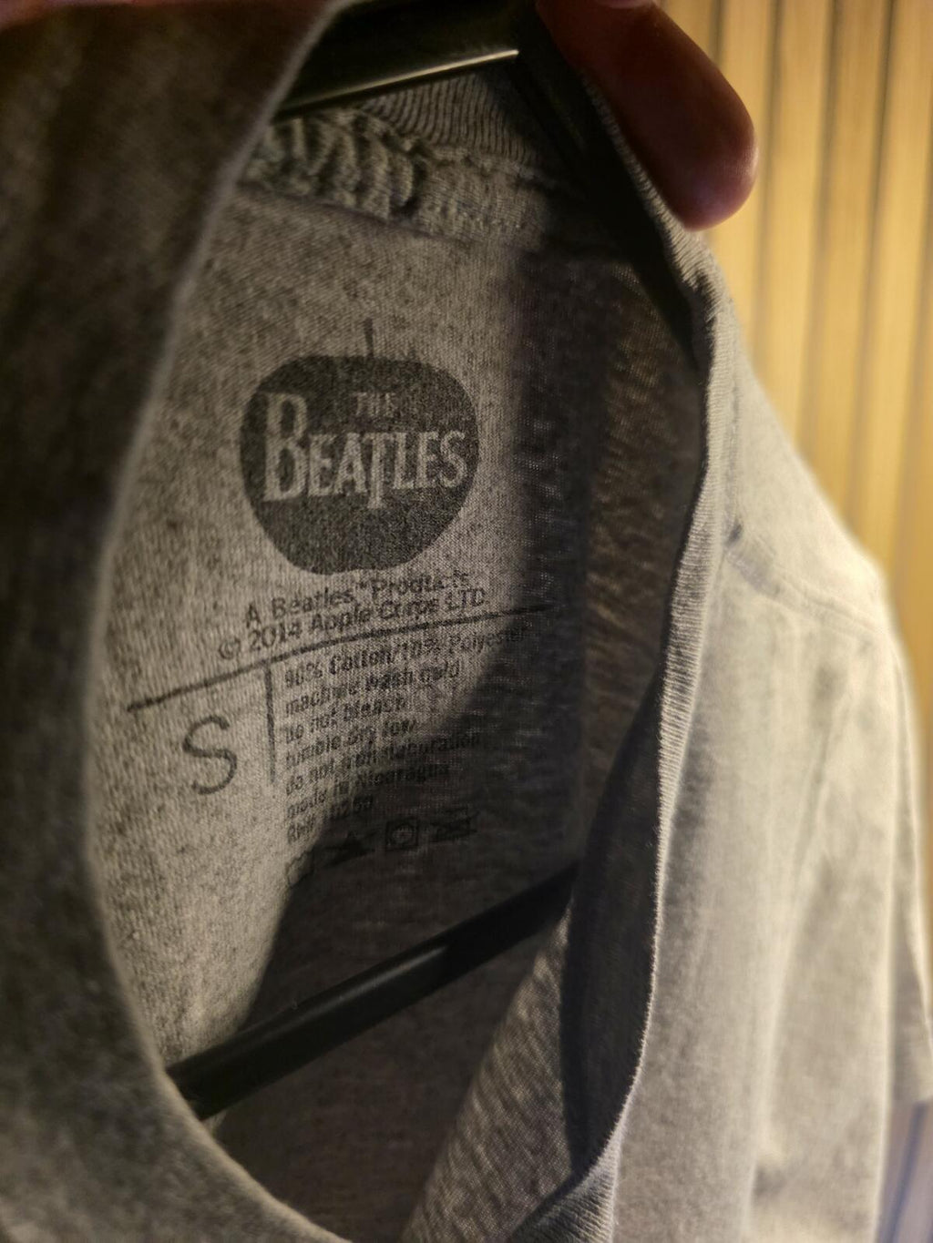 The Beatles American Tour 1964 Graphic T-Shirt Grey Size S