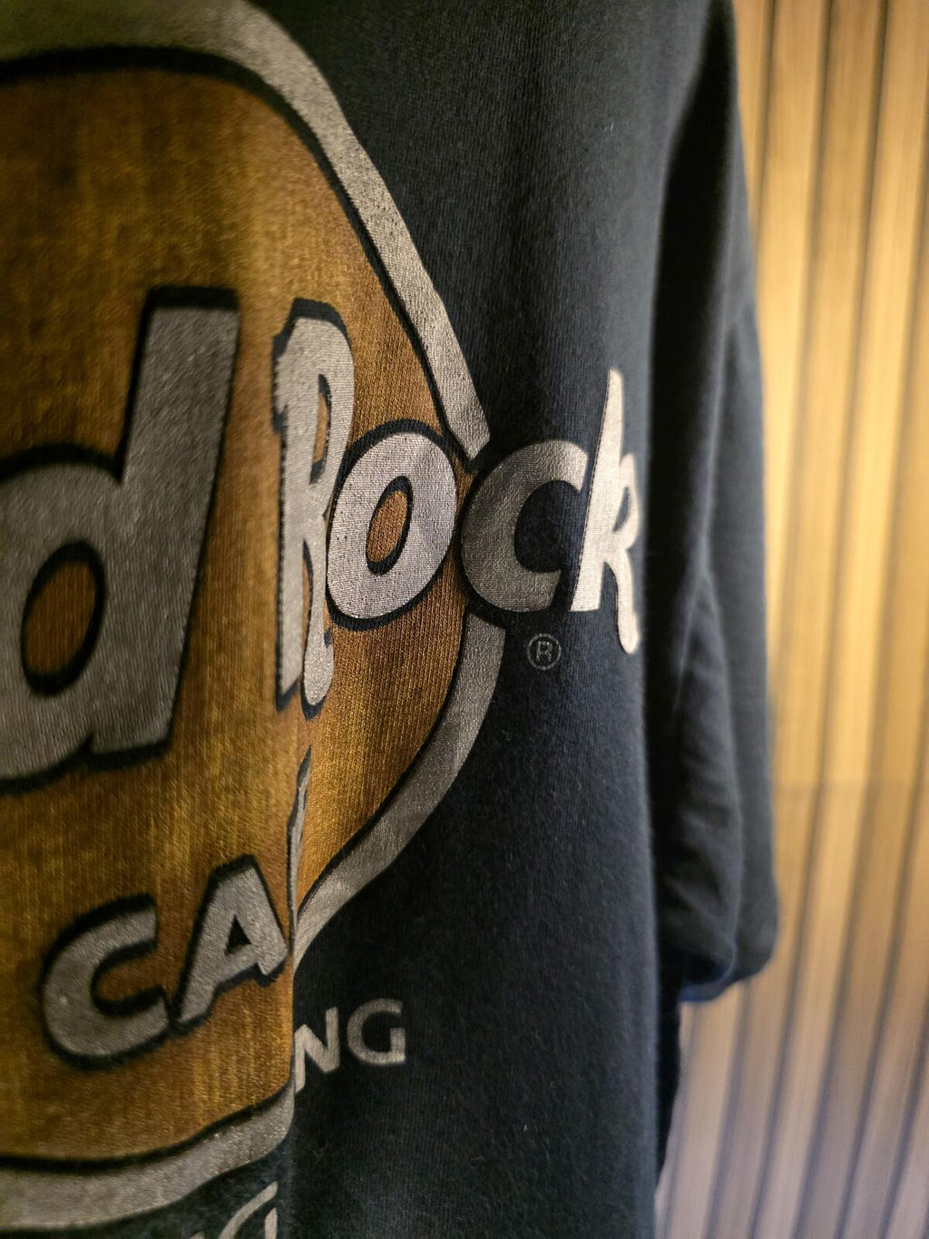 Hard Rock Cafe Hong Kong Black Cotton T-Shirt Large