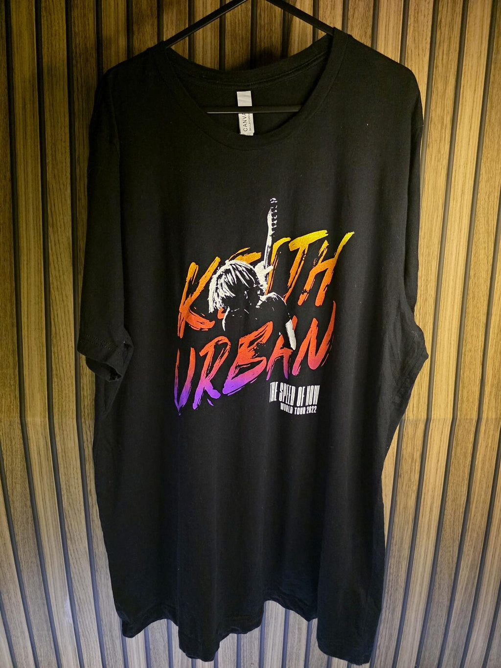 Bella+Canvas Kpop Band T-shirt Keith Urban Graphic Black XL