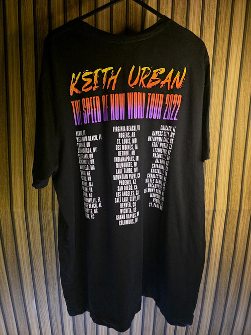 Bella+Canvas Kpop Band T-shirt Keith Urban Graphic Black XL