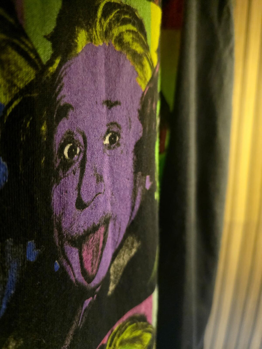 Einstein Graphic T-Shirt Pop Art Multicolour Black Cotton Medium