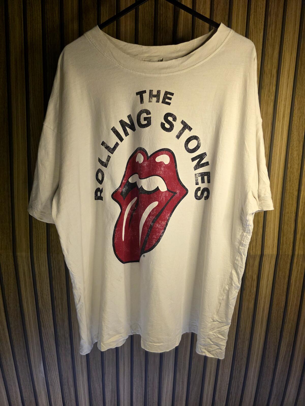 H&M Rolling Stones T-shirt White Medium