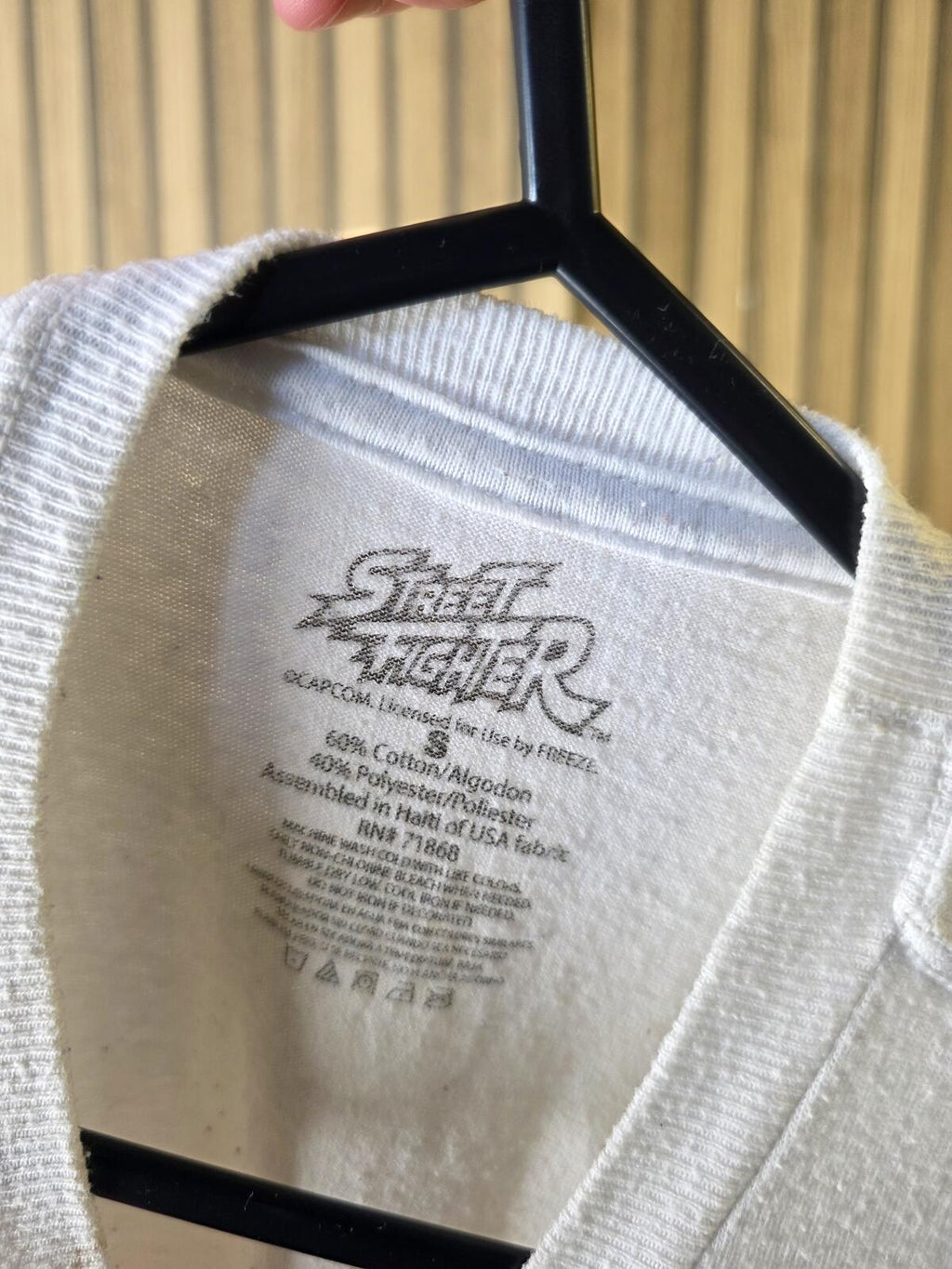 Street Fighter II Vintage Graphic T-Shirt White Medium