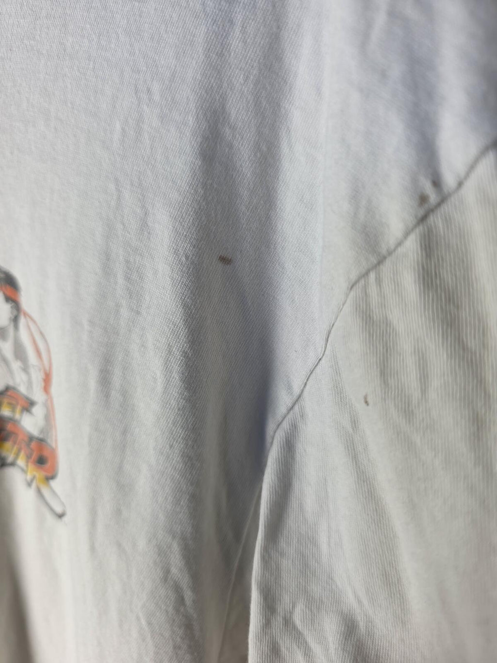 Street Fighter Ryu Graphic White T-Shirt Lage