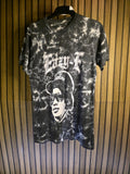 Eazy-E Tie Dye Graphic T-Shirt Black White Size S