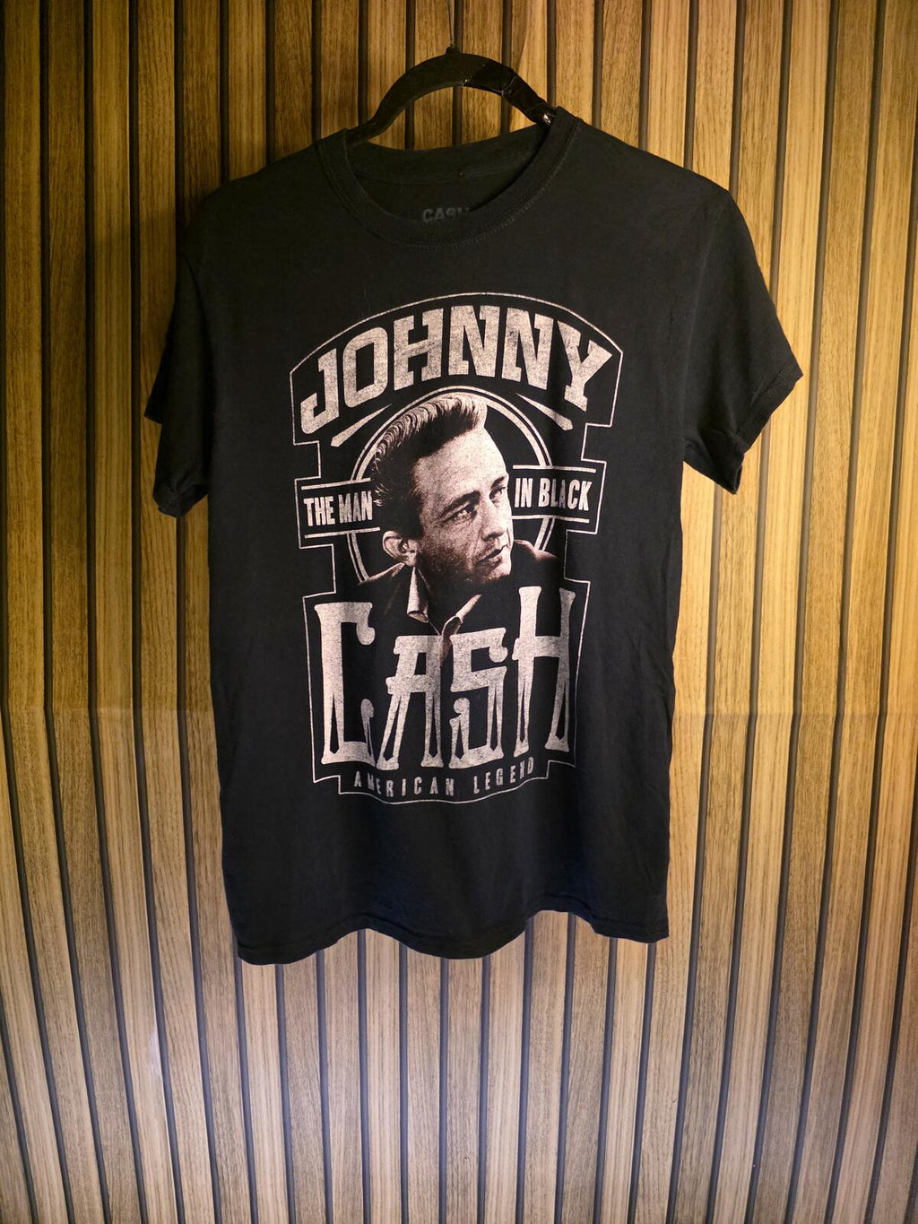 Johnny Cash Graphic T-Shirt Black Small