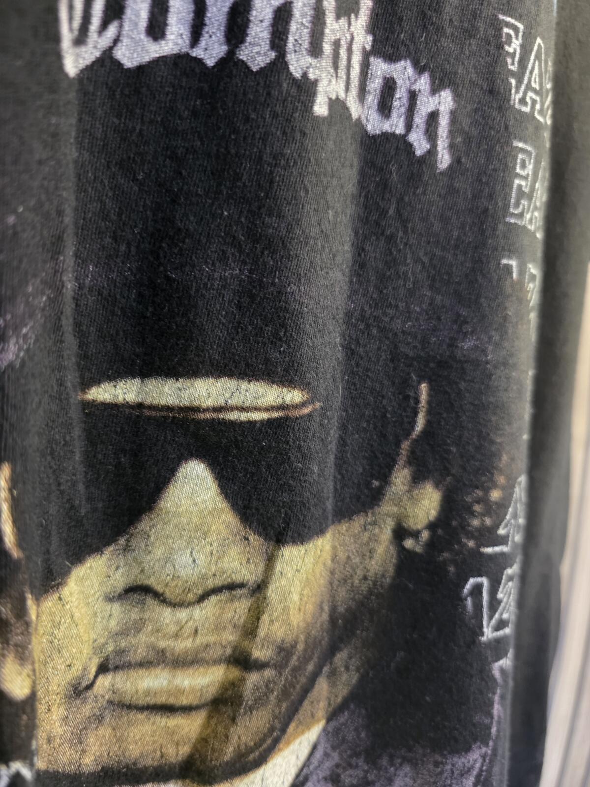 Eazy-E Black Graphic T-Shirt Compton Print Large