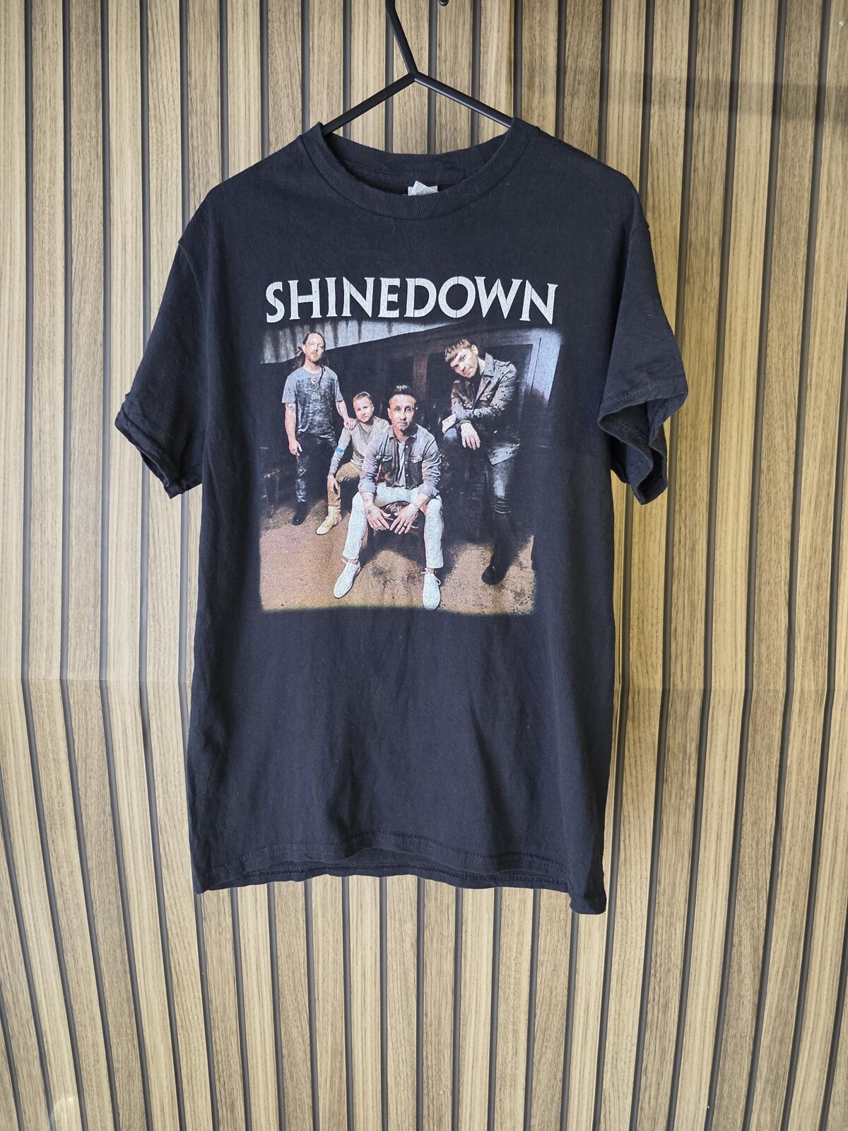 Shinedown Black Heavy Cotton Tour T-Shirt Size S