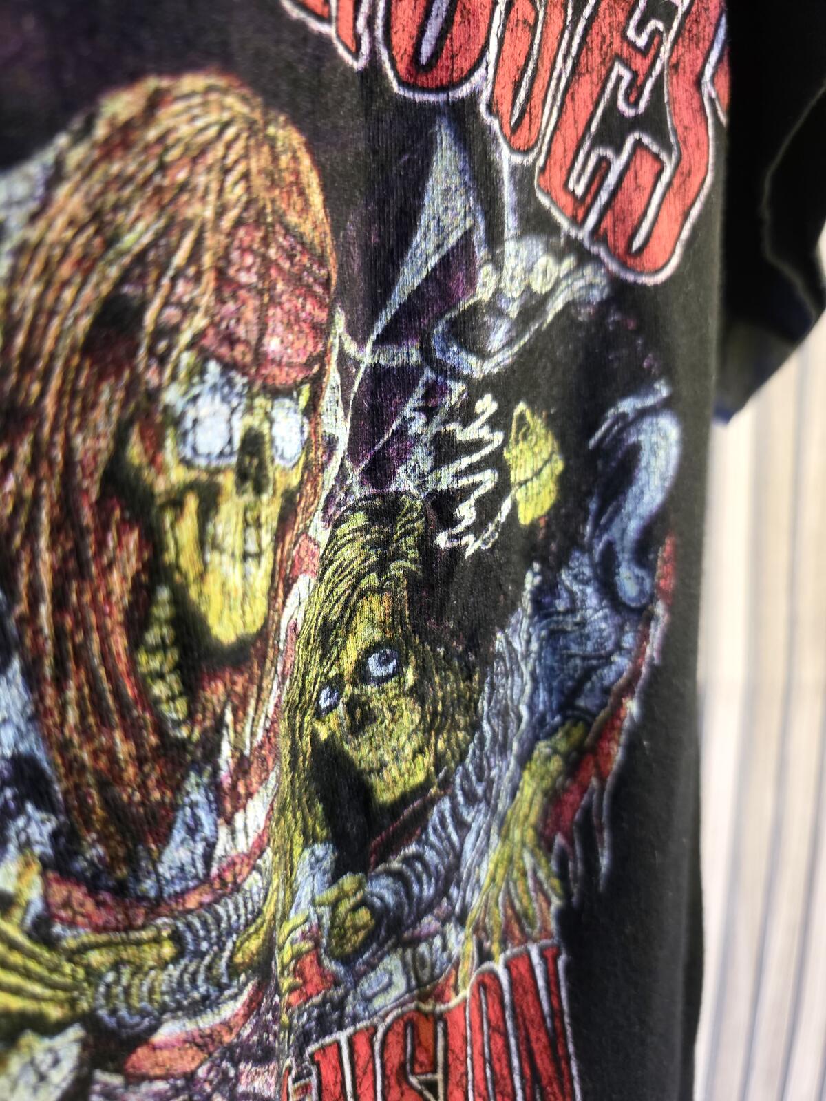 Guns N' Roses Use Your Illusion Tour 1991 Black T-shirt Small