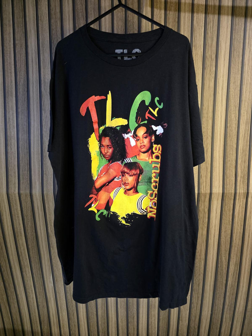 TLC Graphic Band T-Shirt No Scrubs Black XL
