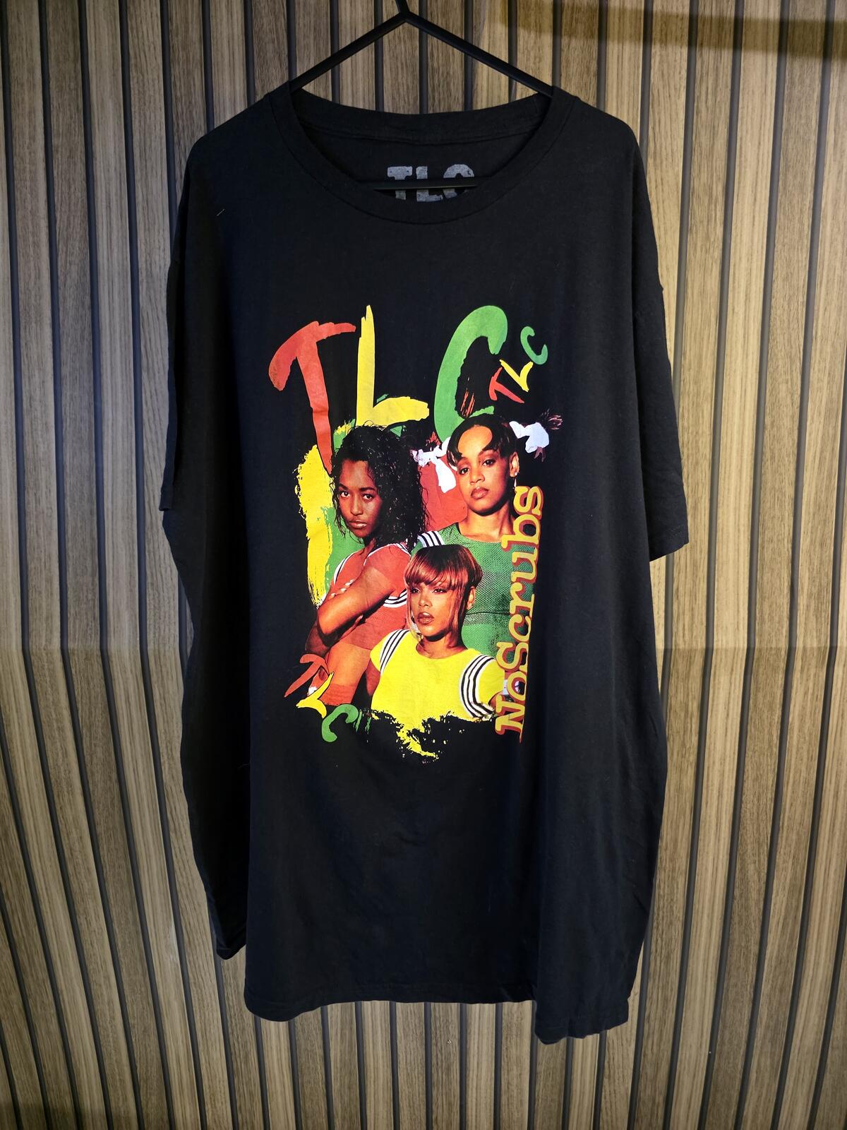 TLC Graphic Band T-Shirt No Scrubs Black XL